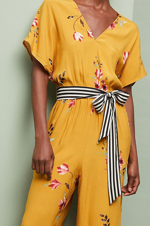 Corey Lynn Calter Floral Jumpsuit